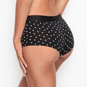 VS NWT Boyshort Logo Waist Polka Dot